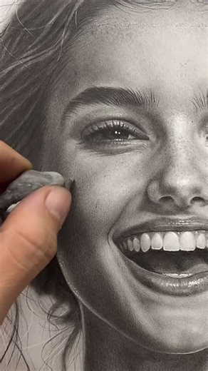 #tiktoklive #livehighlights Realistic Portrait Drawing #art #drawing #pencilart