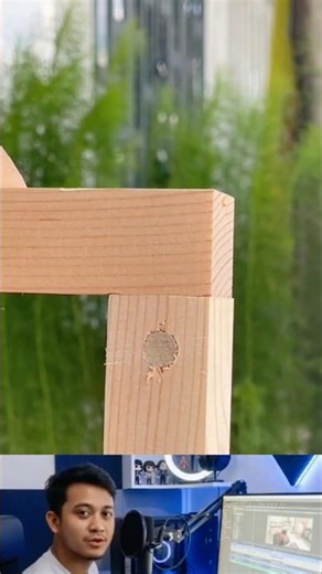 good idea for fastening screws securely into wood #woodworking #tipsntricks #diy
