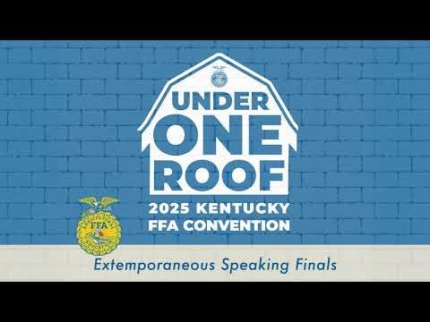 2025 Kentucky FFA State Extemporaneous Public Speaking Finals