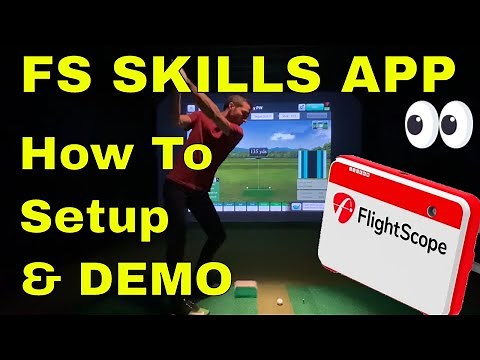 FS Skills App Setup & Demo with Flightscope Mevo+