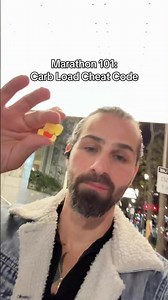 Candy 🍬 = Carb Load Cheat Code!This bag had a quick and easy 72g of carbs.