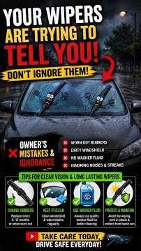 Your Windshield Wipers Are Useless — Replace Them Before the Next Rainstorm
