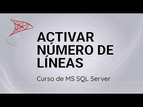 Activar numero de lineas en MS SQL Server