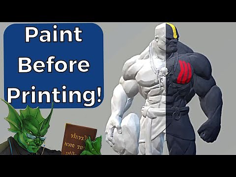 How to Paint Test 3D Models/Minis For Free!
