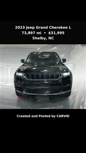 2023 Jeep Grand Cherokee L Limited $31,995 Shelby, NC