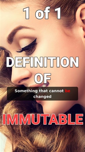 How to define "Immutable" after dark