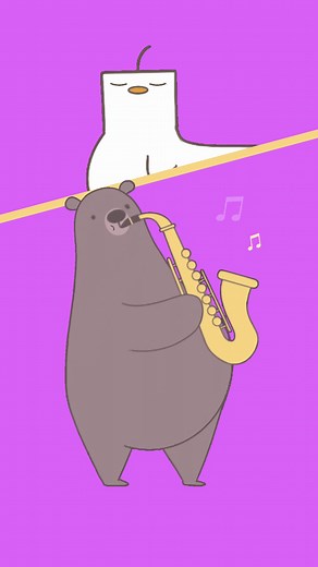 Cute Bear Face Cartoon Animation | Love Bears Shuffle Smile