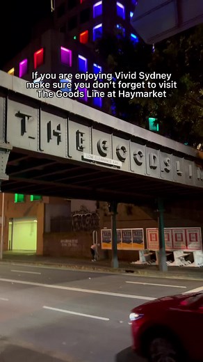 Explore The Goods Line at Haymarket for Vivid Sydney Experience