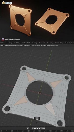Sci-Fi Metal Door 3D #blender #3dmodelling #productdesign #hardsurface #topology