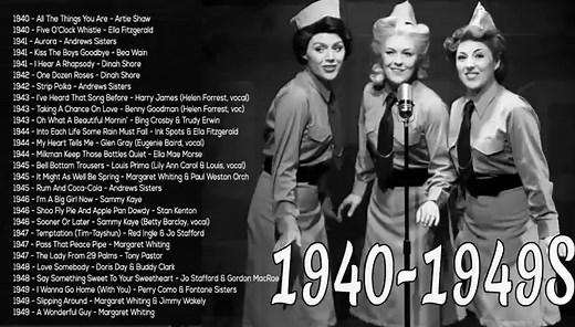 000782 - 1940s Music, 1940s Music Hits With 1940s Music Playlist Of 1940s Music Oldies Videos