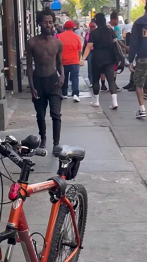 A homeless man in the Bronx, New York City