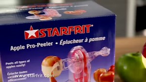 The Starfrit Apple Peeler peels apples in seconds! Perfect when you want to prepare your apple sauce, pies, and other delicious recipes! Also peels pears :) https://www.starfrit.com/en/apple-peeler-3-3 L'éplucheur à pommes Starfrit permet de peler des pommes en quelques secondes! Parfait pour la saison des compotes, croustades, tartes aux pommes et autres. Pèle aussi les poires :) https://www.starfrit.com/fr/eplucheur-a-pomme-2 | Starfrit