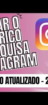 Como Apagar Histórico do Instagram | Atualizado