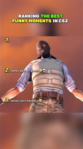Ranking Top 3 Funny Moments In Cs2 😂 #cs2 #cs2memes