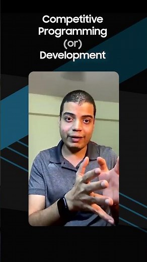 Competitive Programming (or) Development?