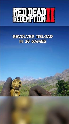 Revolver Reload in 20 Different Games #gaming #gta #gta5 #games #gta6