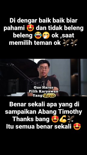 Keliling dirimu dengan orang-orang yang Mempunyai value Yang Sejalan dengan apa yang kamu kejar dalam dunia ini maka kamu akan Berada di Kesuksesan seperti dia Namun jika kita berada di sekeliling Orang yang punya sifat dan sikap iri Dengki , maka kita tidak akan pernah maju 🥰🦅 yang ada cuma rasa iri hati #Education #motivation #inspiration #widereach #everyone #fbpro #fyp #pinetwork #monetisasi #vod #Pigcv #pengikut #pengemar | Nonce Fenty Padja