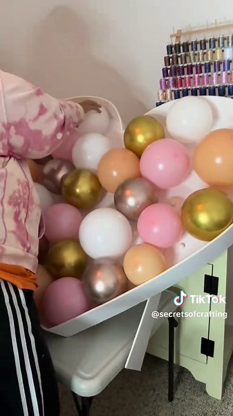 Surprise 33rd Birthday with Balloon Mosaic Heart