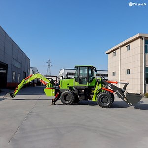 [Hot Item] Yaweh Manufacturer 4X4 Backhoe Excavator Loader 942-45 Ton Small Garden Tractor Backhoe