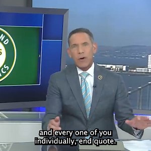 "You've destroyed your family's great name and legacy because of your cheapness." ABC7 sports director Larry Beil delivers a PASSIONATE response to Oakland A's owner John Fisher in his goodbye to A's fans 😳 (🎥: ABC7) | DraftKings Sportsbook