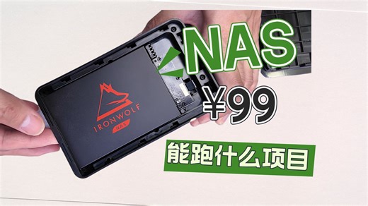 99装台NAS丨同时跑10多个项目可行吗？