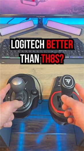 Logitech Shifter: Trash or Secretly GOATed? 🐐 #simracing #thrustmaster #logitechg #th8s