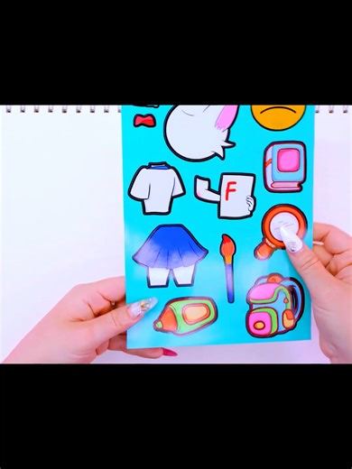 💖 Sticker Book 💖 Incredibox Sprunki High School but Oren’s Charm for Pinki 💕 | ASMR #asmr #diy #stickers #sprunki #incrediboxsprunki #stickerbook #incredibox