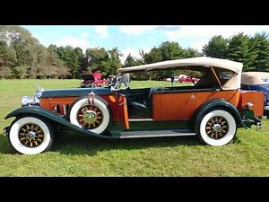1930 PACKARD GREEN + COPPER PACKARD 745 7 PASSENGER TOURING CAR CONVERTIBLE 1 of 3