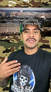Pentagon Pizza Theory: The theory suggests that sudden food delivery surges near defense buildings may line up with high-tempo government activity. While informal and unproven, it has appeared repeatedly during major global events, making it a recurring pop-culture signal watched by open-source trackers. #militarynews #PentagonPizzaTheory #veteran #pizza | Larry FloresBerrier