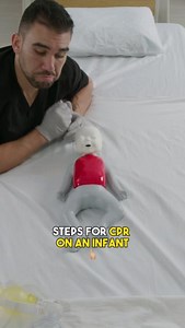 Steps for CPR on an Infant 🚑 Comment what song helps you keep the compression rate🎶 To try out SimpleNursing for free, visit: https://bit.ly/4atzF4Z | SimpleNursing