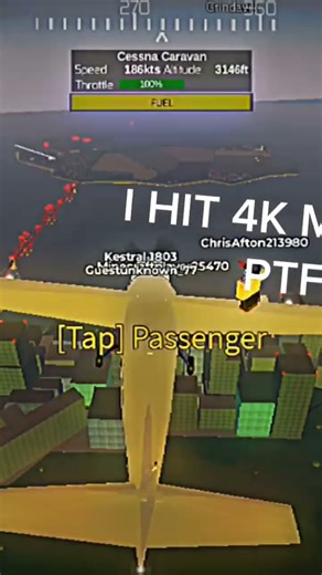 I hit 4k mins in ptfs #ptfs #shorts #aviation