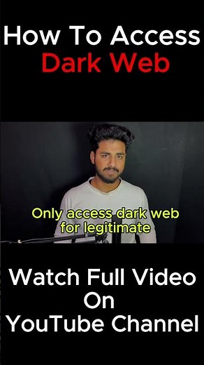 How to Access the Dark Web Safely in 2026?| #DarkWeb #TorBrowser #CyberSecurit #viral #shorts