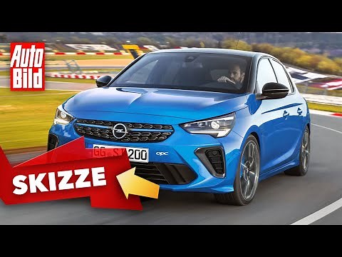 Opel Corsa-e OPC (2022) | This is how the popular Opel could come as an OPC version | Sketch