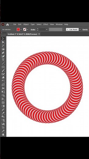 #shorts Illustrator Pattern Hack! ⭕️ #illustrator #tips