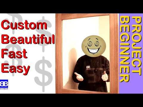 DIY Walnut Mirror Frame for Custom Vanity – Easy Build, Big Profit