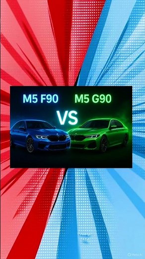 BMW F90 M5 vs G90 M5 ⚡ Evolution of Power | #shorts #bmwx #bmwxdrive #bmwxm #bmwm