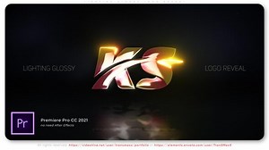 Lighting Glossy Logo Reveal