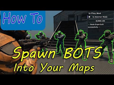 how to set up Bots and Nav Mesh in halo infinite | Halo Infinite Forge Scripting