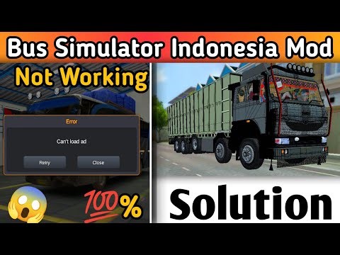 😱BUS SIMULATOR MOD NOT WORKING |Bus Simulator Indonesia Mod Not Working? (100% Solution) 💯
