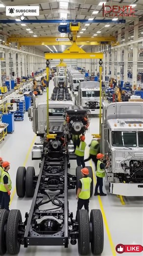 Truck Engine Installation #shorts #youtubeshorts #viral