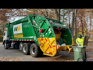 BRAND NEW WM Garbage Truck Packing Trash