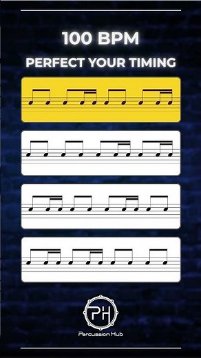 Perfect Your Timing: Intermediate Rhythm Study (100 BPM) 🎼