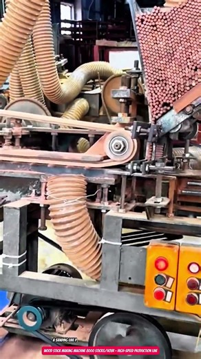 Wood Stick Making Machine 8000 Sticks/Hour – High-Speed Production Line