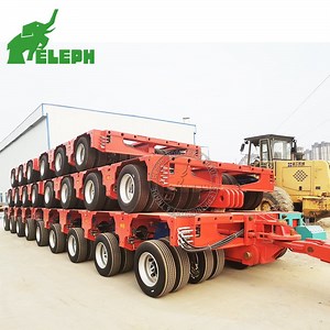 [Hot Item] Ppu Multi Axles Heavy Duty Spmt Self Propelled Modular Transporter Hydraulic Combined Modular Trailer