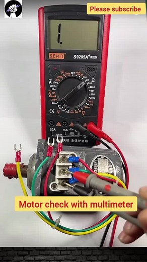 Motor Check with Multimeter - Electrical Testing Tips
