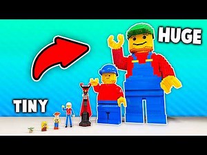 Smallest To TALLEST Lego Minifigures!