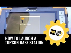 How To Launch A Topcon Base Station