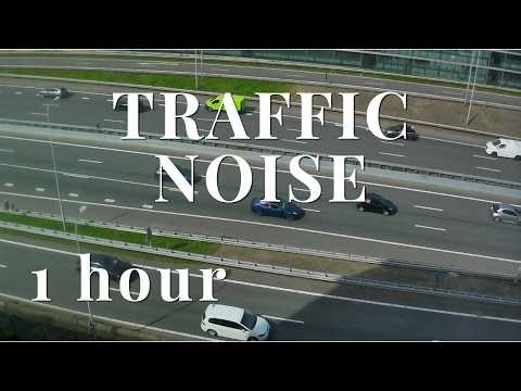 Motorway Traffic Noise 1 Hour | Real Highway Sounds Cars Trucks Ambient Sound