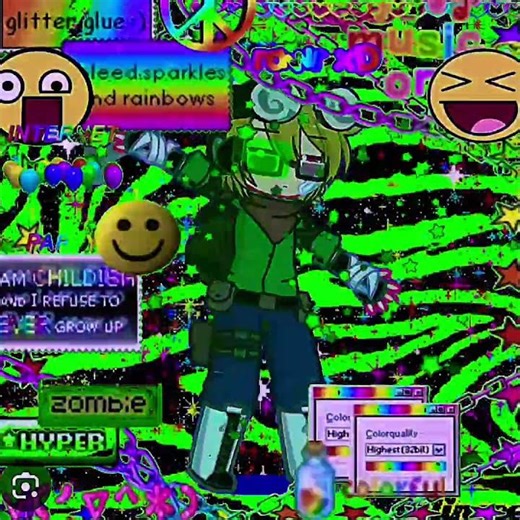 💚🩵🩷Griffinilla, Fandroid, and Melody🩷🩵💚💫✨🌈 #scenecore #fandroid #griffinilla #melody