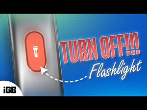 How to Turn off flashlight on iPhone! 🔦 📱
